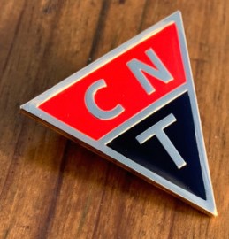 CNT Triangle Enamel Badge