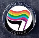 Antihomophobe Action badge
